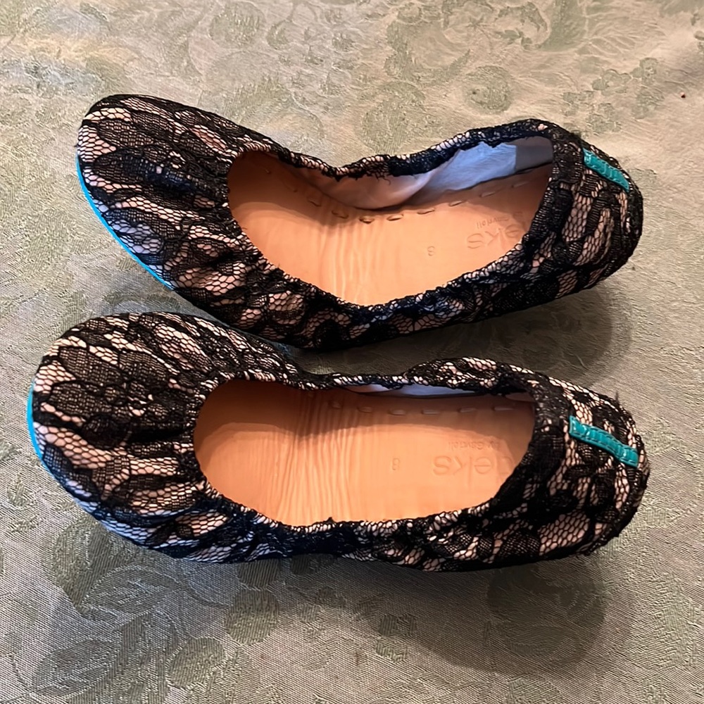 Tieks Nude Lace Size 8 EUC